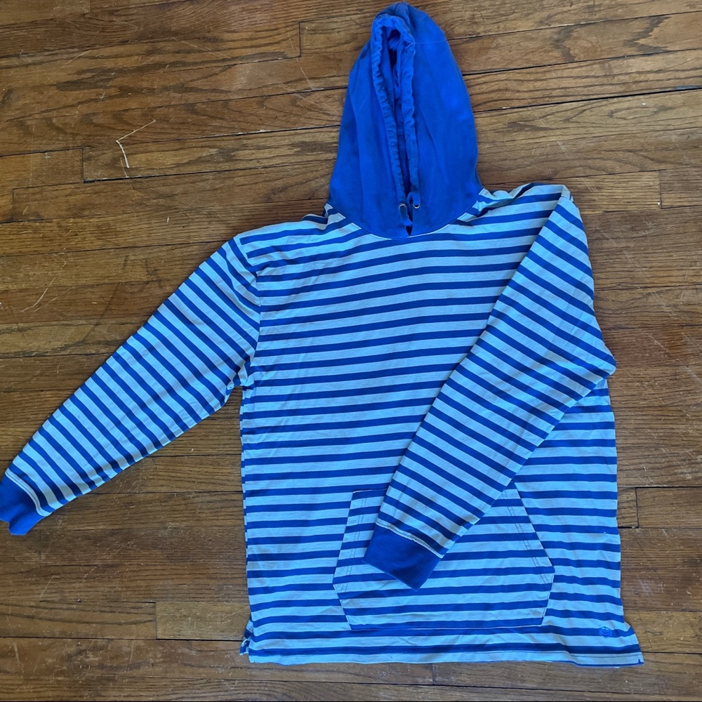 Zumiez Blue Striped Hoodie